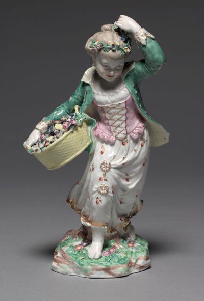 秋天，布里斯托尔瓷器厂制造，约1775年 作者 皮埃尔·斯蒂芬