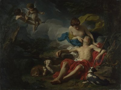 Diana and Endymion, c.1745 (oil on canvas) 作者 皮埃尔·苏伯莱拉斯