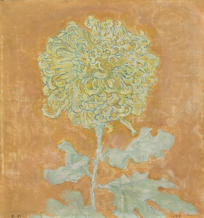 菊花 作者 彼得·蒙德里安