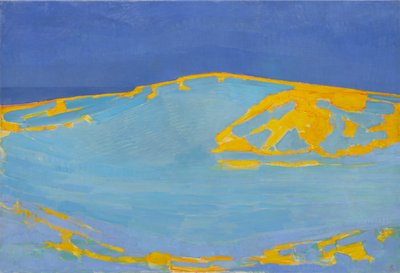 海景，1909年。 作者 彼得·蒙德里安
