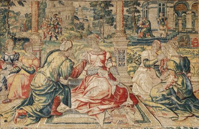 马克·安东尼和克利奥帕特拉挂毯 作者 Pieter (attr. to) Coecke van Aelst