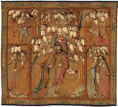 上帝之母或金麻雀的胜利，c.1500-02（挂毯） 作者 Pieter (attr. to) Coecke van Aelst