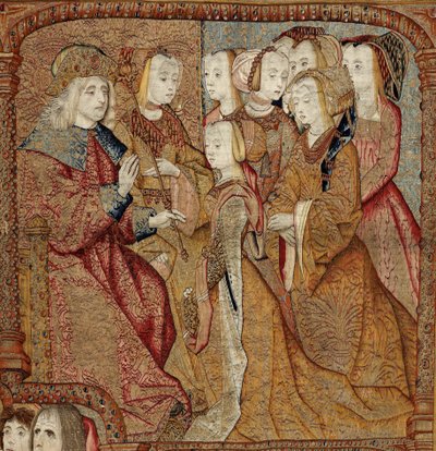 圣母凯旋》或《帕诺斯德奥罗》，约 1500-02 年（挂毯） 作者 Pieter (attr. to) Coecke van Aelst