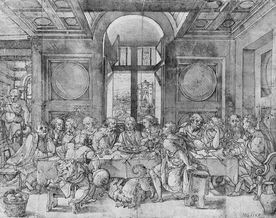 最后的晚餐 作者 彼得·科克·范·阿斯特（Coecke van Aelst）