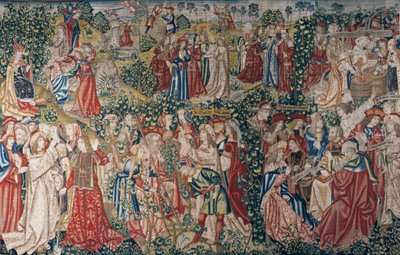 葡萄园工人的寓言，约 1500 年（挂毯） 作者 Pieter（工作室）Coecke van Aelst