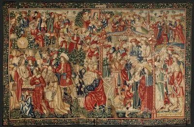 葡萄园工人的寓言，约 1500 年（挂毯） 作者 Pieter（工作室）Coecke van Aelst
