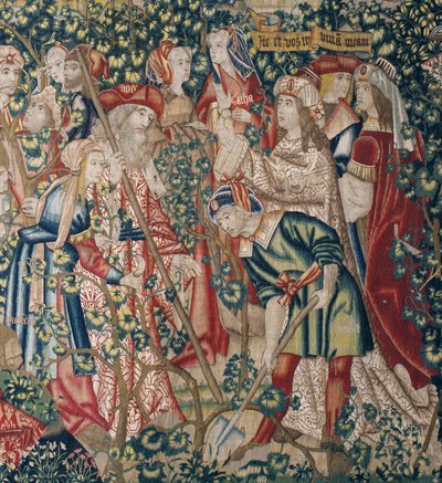 葡萄园工人的寓言，约 1500 年（挂毯） 作者 Pieter（工作室）Coecke van Aelst