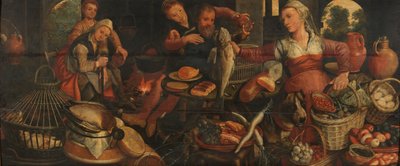 厨房场景 作者 彼得·埃森（Pieter Aertsen）
