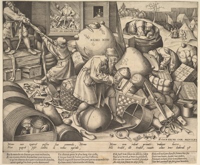 常人》，约1558年 作者 彼得·布鲁格（Pieter Bruegel）