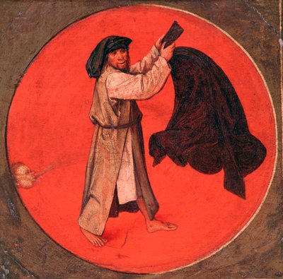 他随风摇晃外套，c1558-1560 作者 彼得·布鲁格（Pieter Bruegel）