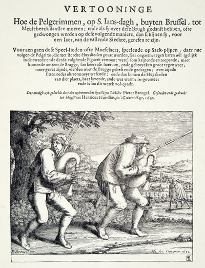 吹风笛者，c.1642 作者 彼得·布鲁格（Pieter Bruegel）