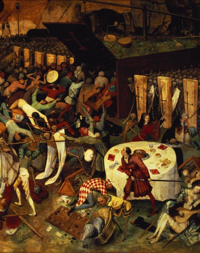 死亡的胜利，右下部分的细节，1562 作者 彼得·布鲁格（Pieter Bruegel）