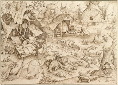 懒惰（Sloth），1557年 作者 彼得·布鲁格（Pieter Bruegel）