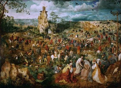 髑髅地游行 作者 彼得·布鲁格（Pieter Brueghel）