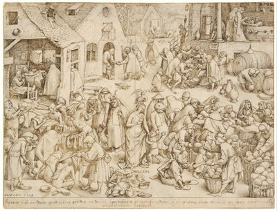 七种美德 3 慈善 作者 彼得·布鲁格（Pieter Brueghel）
