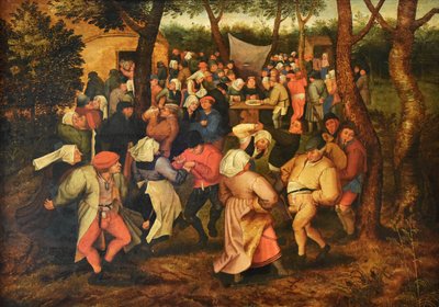 荷兰语：农民婚礼舞 作者 彼得·布鲁格（Pieter Brueghel）