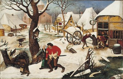 从客栈返回 作者 彼得·布鲁格（Pieter Brueghel）