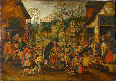 盲人手风琴手》，约1610年。 作者 彼得·布鲁格（Pieter Brueghel）