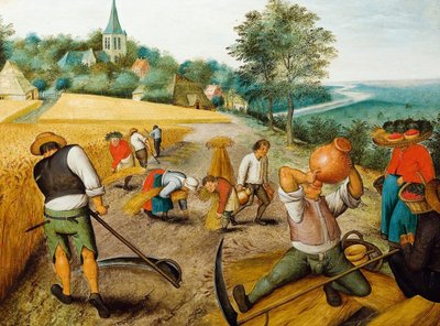 四季》。夏天，第16世纪下半叶。 作者 彼得·布鲁格（Pieter Brueghel）