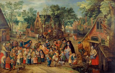 五旬节新娘游戏c。 1620 作者 彼得·布鲁格（Pieter Brueghel）
