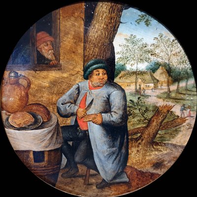吃面包的人 作者 彼得·布鲁格（Pieter Brueghel）