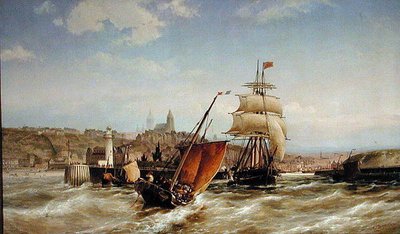 布洛涅港 作者 彼得·克里斯蒂安（Pieter Christiaan Cornelis Dommelshuizen）