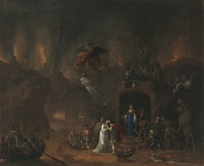 地狱中的奥菲斯和欧律狄刻 作者 Pieter Fris