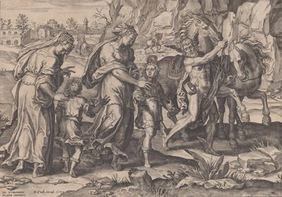 青年》，摘自《人类的生命历程》，1570年。 作者 彼得·弗纽斯