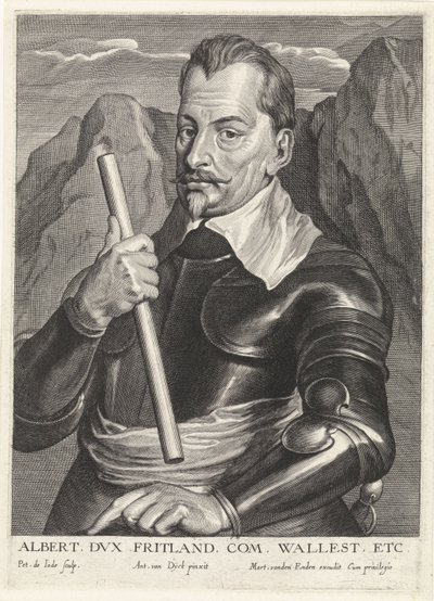 Albrecht von Wallenstein 1583-1634, c.1630 作者 彼得一世·乔德