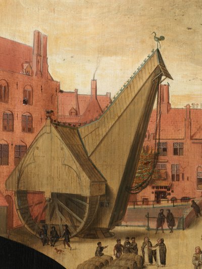 Jan van Eyewerve 肖像细节 作者 彼得·詹斯（Pieter Jansz）。普尔布斯