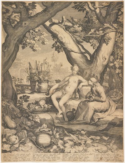 Vertumnus 和 Pomona 作者 彼得·詹斯·塞伦丹（Pieter Jansz Saenredam）