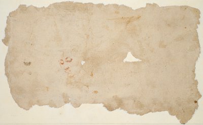 夏甲和天使（正面）；女人脸部素描（背面） 作者 彼得·拉斯特曼