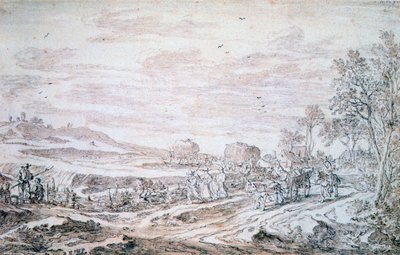 收割者风景，c1615-1661 作者 彼得·莫林