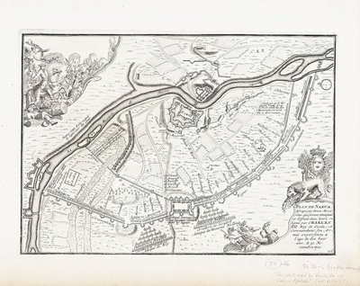 1700年的纳尔瓦地图 作者 彼得·莫蒂埃