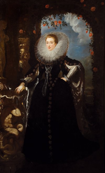 Giovanna Spinola Pavese的肖像，1606年。 作者 彼得·保罗·鲁本斯