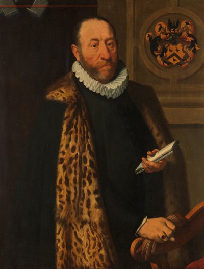 多库姆北区海军上将学院理事 Mattheus Augustijnsz Steyn 的肖像 作者 彼得·彼得斯。 （一世）