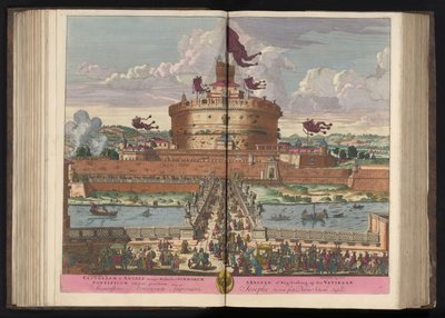 罗马台伯河上的天使城堡
Castellum S. Angeli (nempe Michaëlis) summorum（......）（物体上的标题） 作者 彼得申克（一）