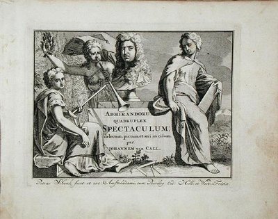 标题页来自《Admirandorum Quadruplex Spectaculum》，作者Jan van Call（1656-1703），1715年前出版（雕刻）。 作者 彼得·申克
