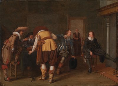棋盘游戏的玩家 作者 彼得·西蒙兹·波特（Pieter Symonsz Potter）