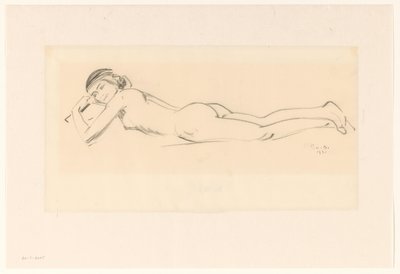 赤身裸体地躺着 作者 彼得·威廉·范巴尔塞尔