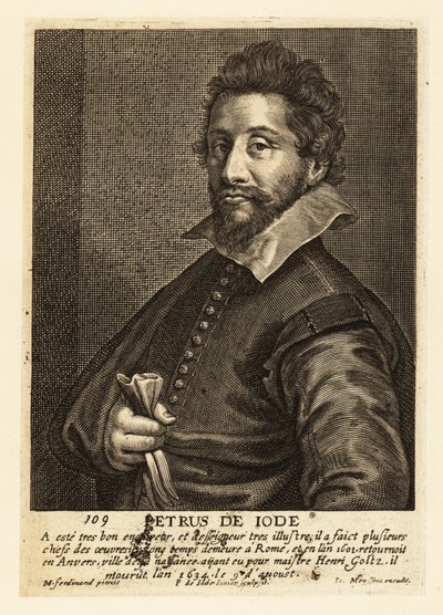 Portrait of Pieter de Jode the Elder, Flemish printmaker, draughtsman, publisher and painter 作者 彼得·二世·乔德