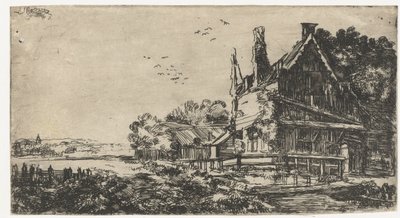有三根烟囱的房子 作者 Jacob Koninck (I)（拒绝归属）