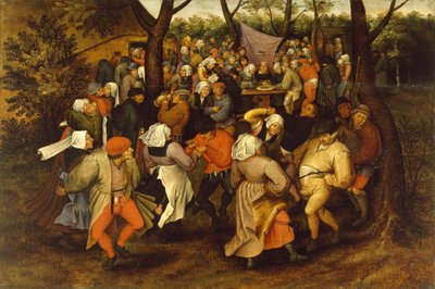 农民婚礼舞蹈，1607 作者 彼得·布鲁格（Pieter Brueghel）
