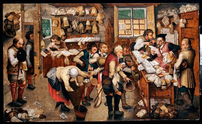 农民交纳什一税 作者 彼得·布鲁格（Pieter Brueghel）