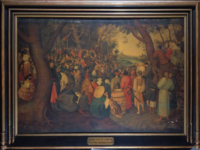 施洗者圣约翰传道 作者 彼得·布鲁格（Pieter Brueghel）