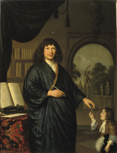绅士的肖像 作者 Pieter van Slingelandt