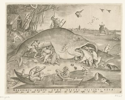 大鱼吃小鱼
大鱼吃小鱼 作者 Jheronimus Bosch（拒绝归属）