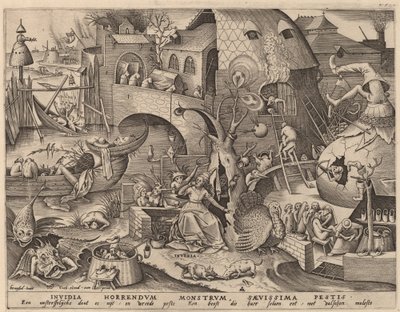 羡慕 作者 彼得·范·德·海登（Pieter van der Heyden）仿照老彼得·勃鲁盖尔