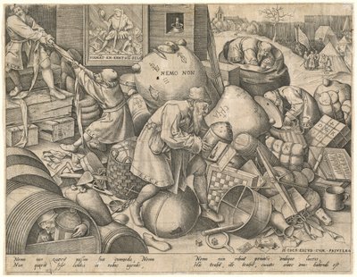 常人 作者 彼得·范·德·海登（Pieter van der Heyden）仿照老彼得·勃鲁盖尔