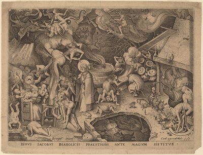 圣雅各布和魔术师赫莫吉尼 作者 彼得·范·德·海登（Pieter van der Heyden）仿照老彼得·勃鲁盖尔